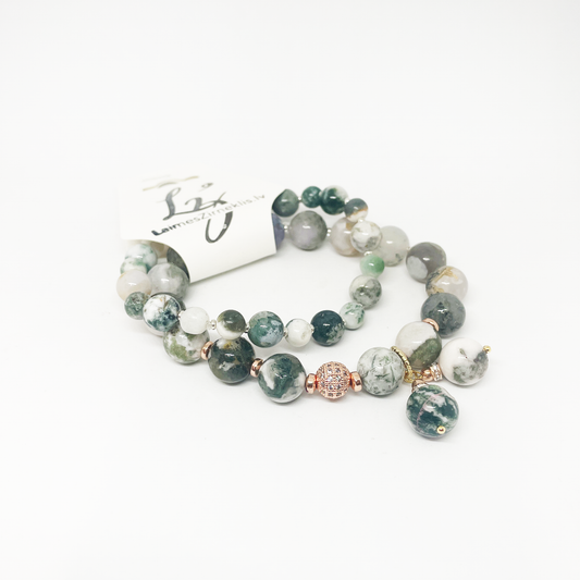 Moss Agate Bracelet