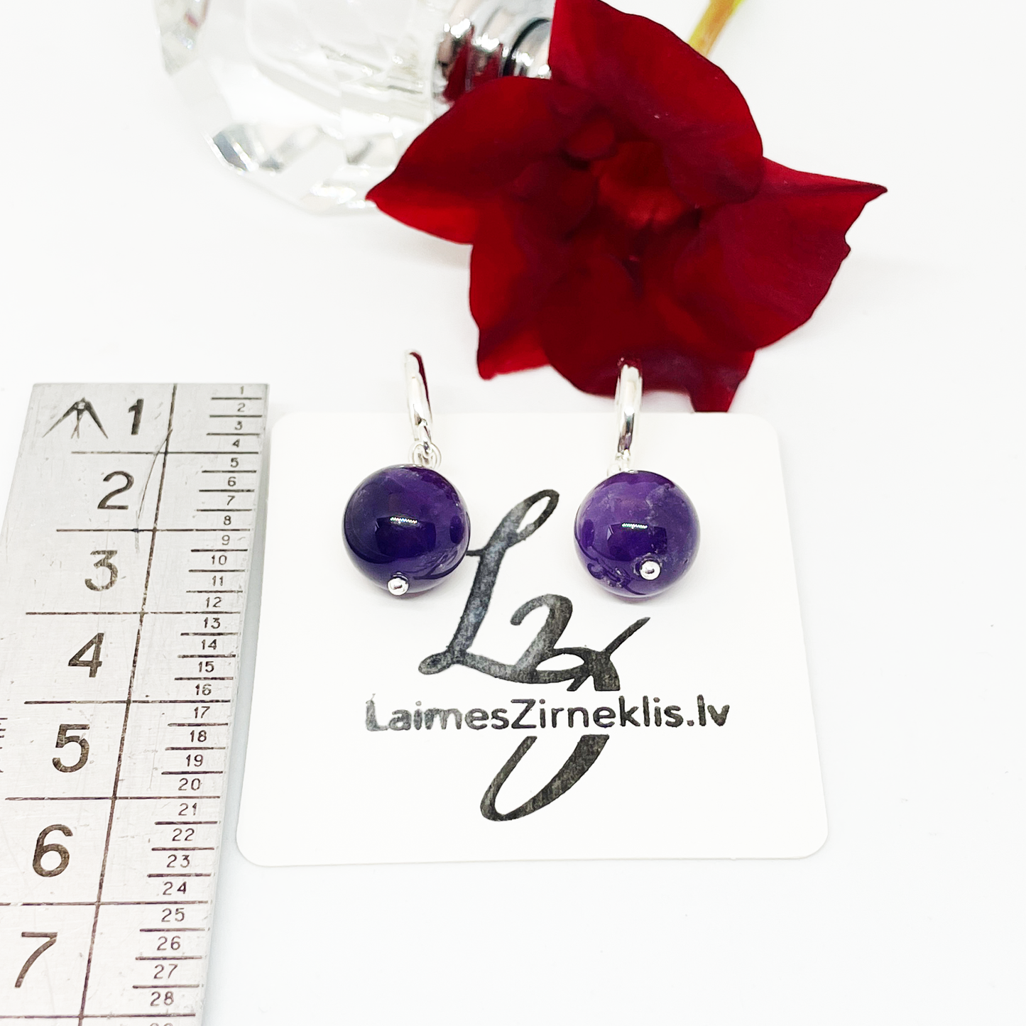 Purple Amethyst Earrings