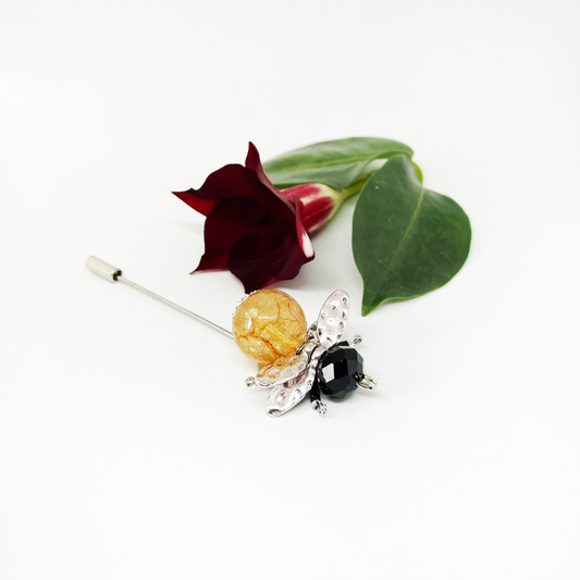 Pin - Citrine Honey Bee