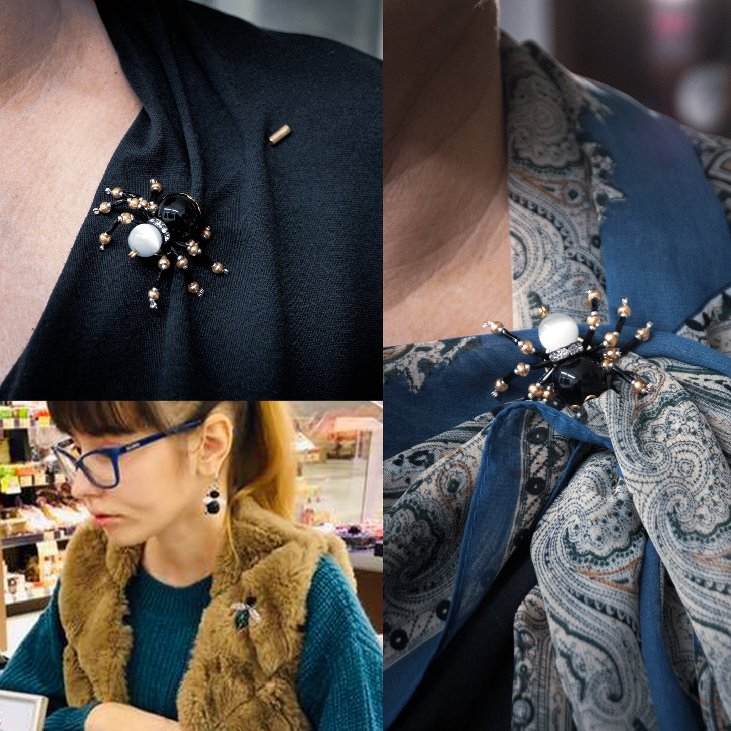 Brooch - Turquoise Dragonfly