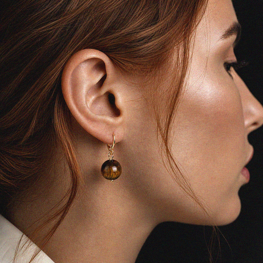 Tiger Eye Earrings