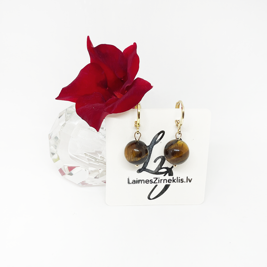 Tiger Eye Earrings