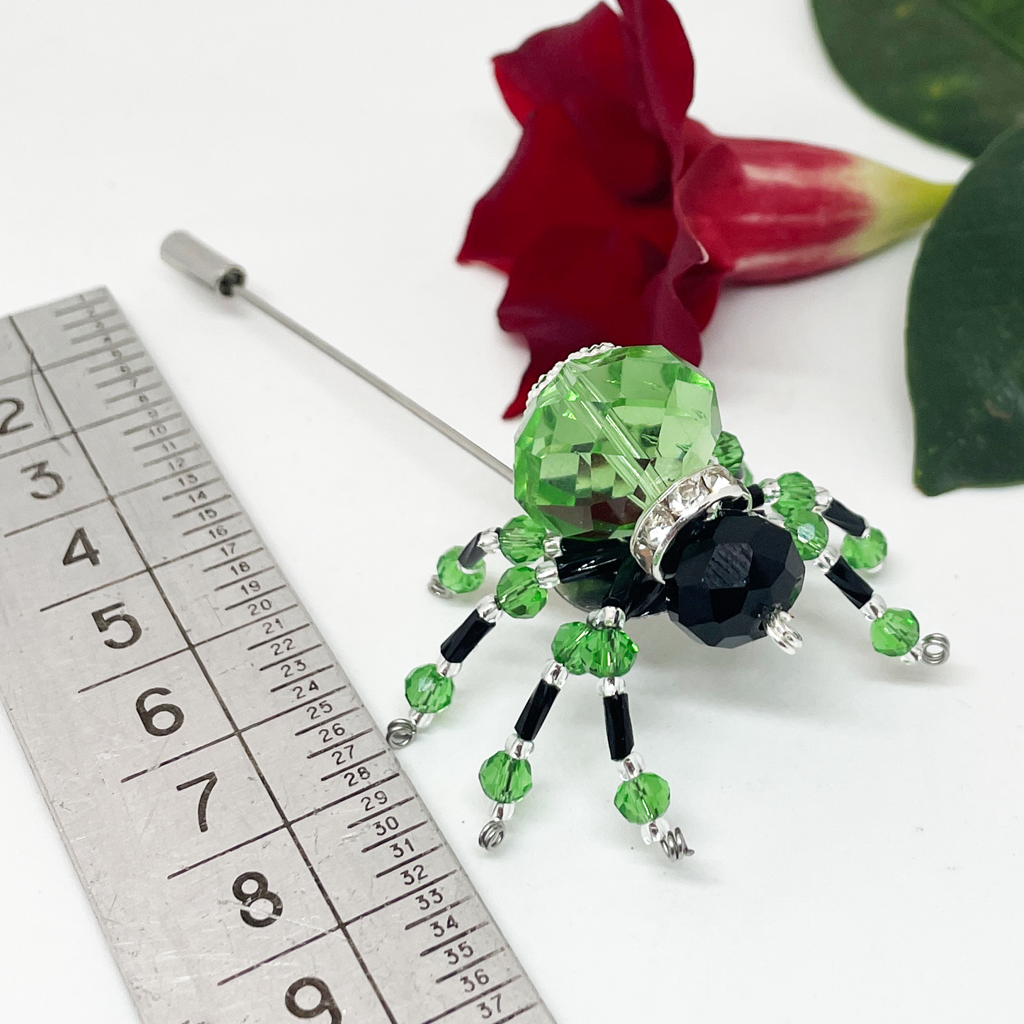 Pin - Green Spider