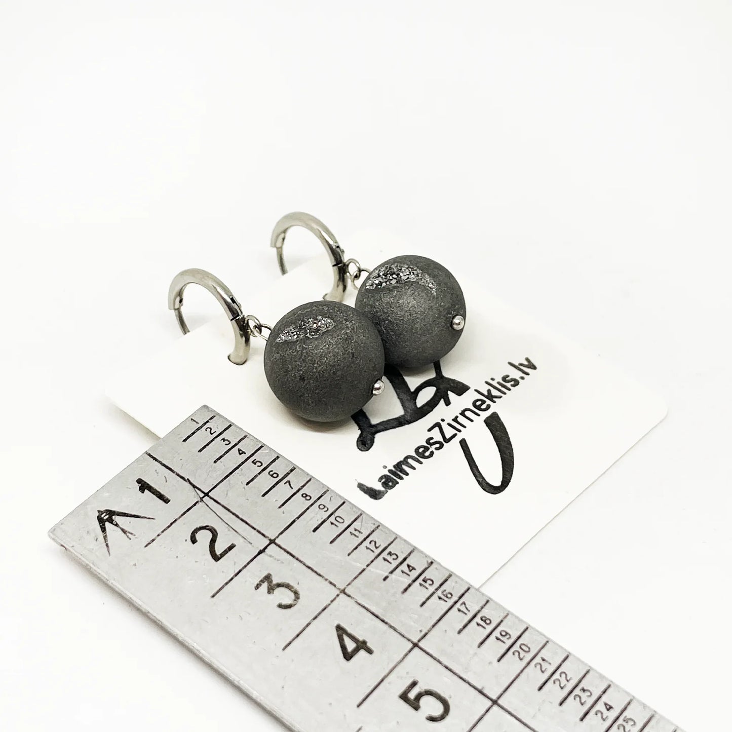 Žeodu / Drūzas Ahāta Auskari Auskari Laimes Zirneklis