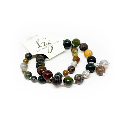 Indijas Ahāta Rokassprādze Rokassprādze Laimes Zirneklis