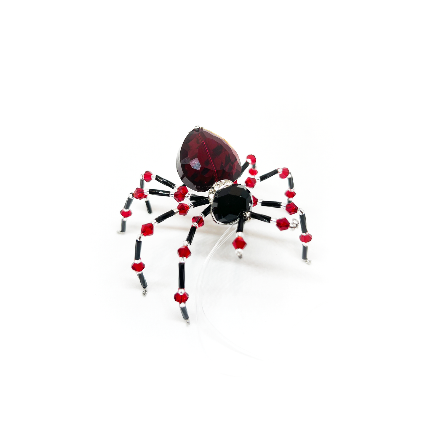 Sarkans Sirds Formas Zirneklis Piekaramais Zirneklis Laimes Zirneklis