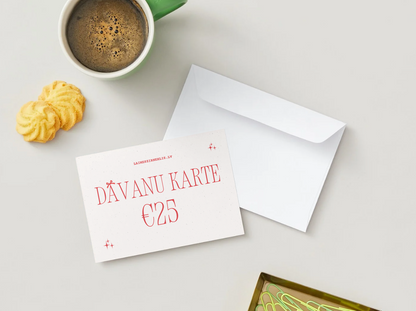 Laimes Zirneklis Veikala Dāvanu Karte Dāvanu Karte Laimes Zirneklis